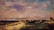 Charles-Francois Daubigny French Coastal Scene USA oil painting artist